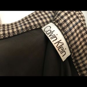 Vintage Calvin Klein Houndstooth Skirt